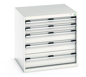 Bott Drawer Cabinets 800 x 750 Drawer Cabinet 800 mm high - 5 drawers
